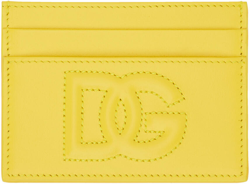 Dolce&Gabbana Gold Logo Card Holder Cover