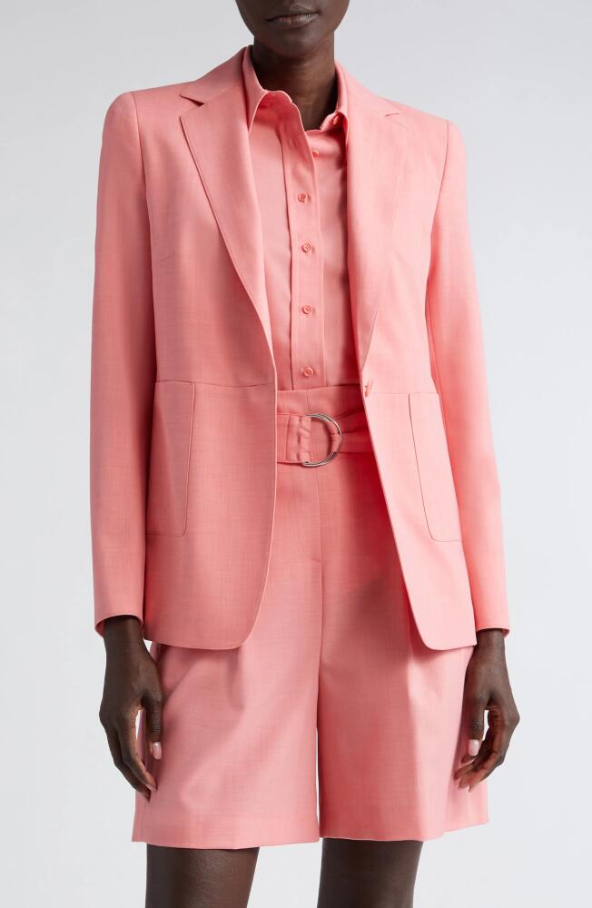 Akris punto Techno Crepe Blazer in Flamingo Cover