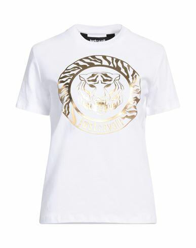 Just Cavalli Woman T-shirt White Cotton Cover