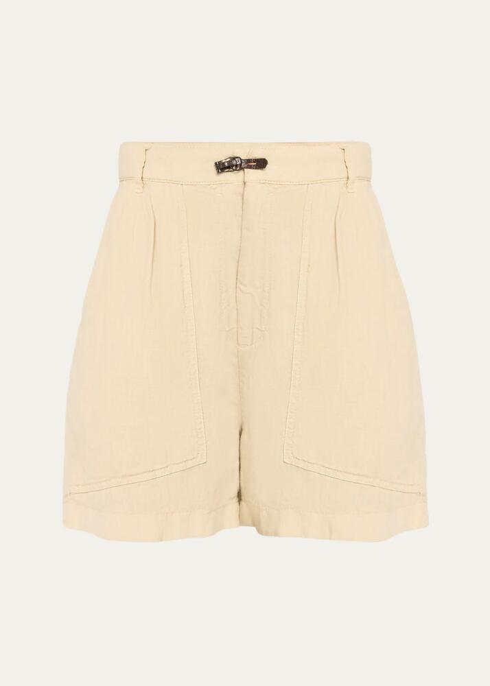 FORTELA Hook Linen Shorts Cover