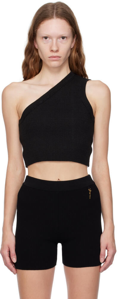 JACQUEMUS Black Le Papier 'La Maille Ascu' Tank Top Cover