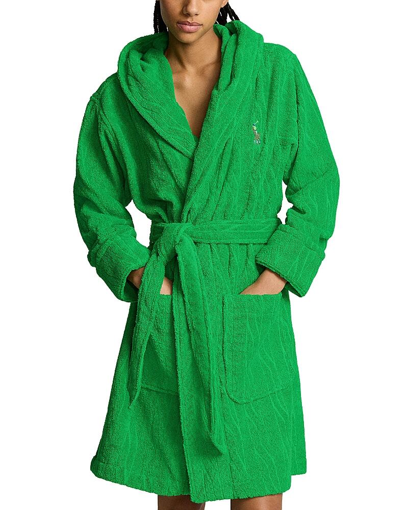 Polo Ralph Lauren Cable Terry Hooded Robe Cover