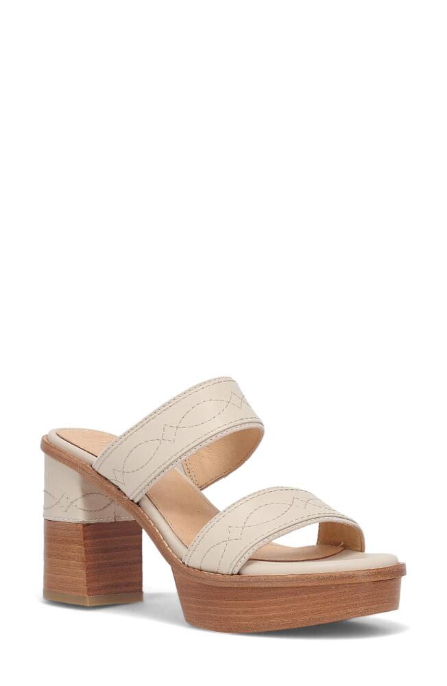 Frye Pipa Platform Sandal in Ivory Cover