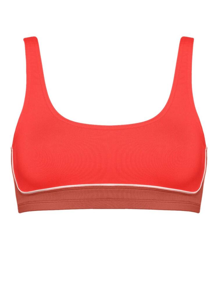 ERES Finale scoop-neck bikini top - Red Cover