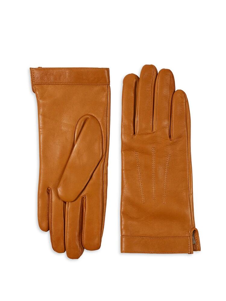 Bruno Magli Women's Leather Gloves - Camel Cover