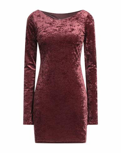 Matineé Woman Mini dress Cocoa Polyamide, Elastane Cover