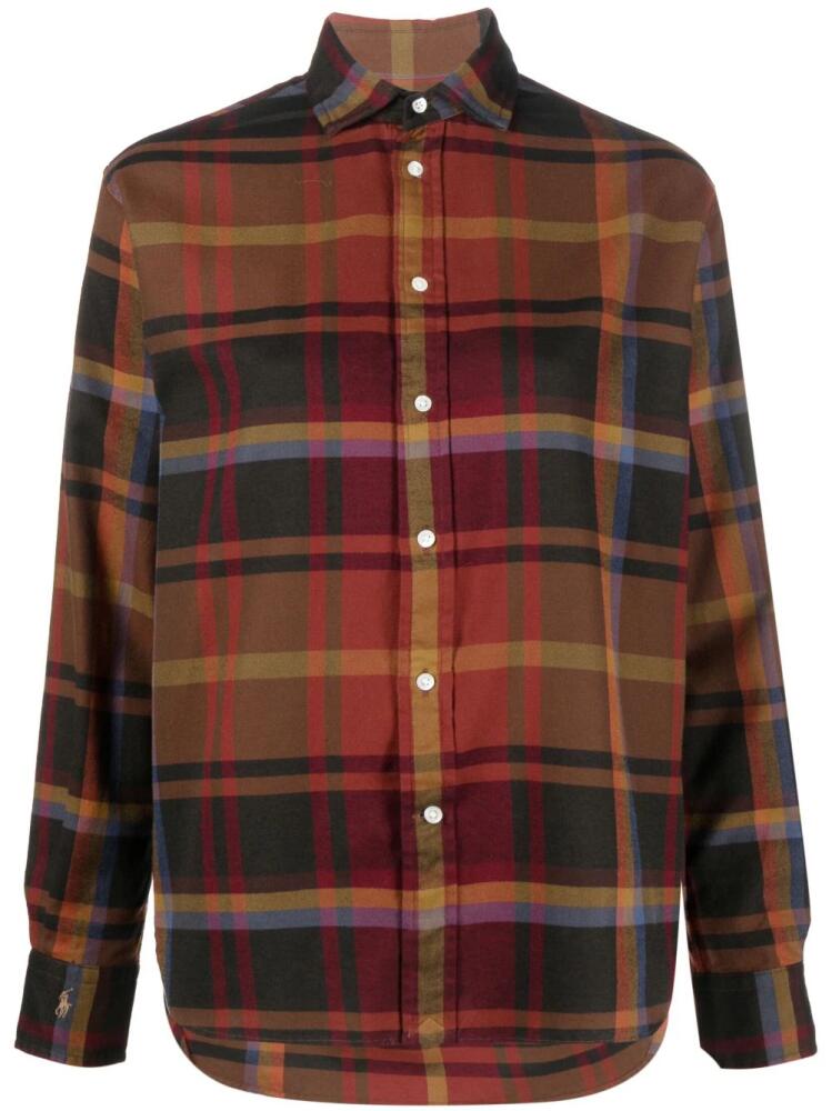 Polo Ralph Lauren plaid-check pattern cotton shirt - Red Cover