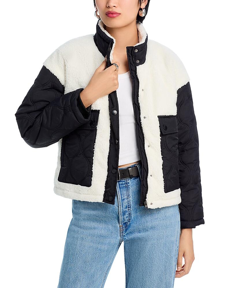 Aqua Sherpa Puffer Jacket - Exclusive Cover