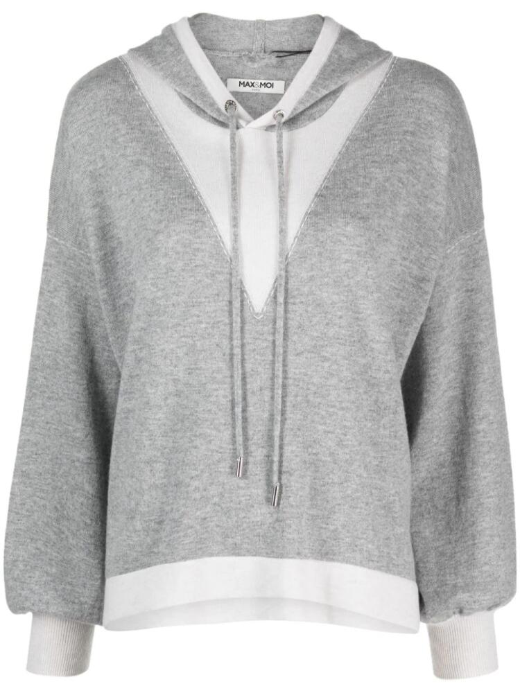 Max & Moi Paul wool blend hoodie - Grey Cover