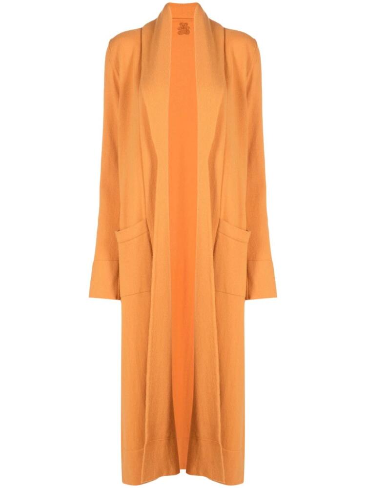 Teddy Cashmere Venzia open-front cashmere cardigan - Orange Cover