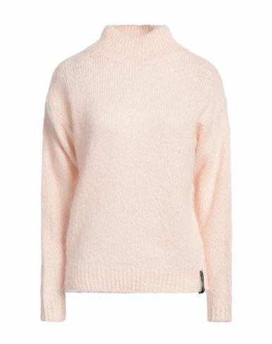 Hinnominate Woman Turtleneck Light pink Mohair wool, Acrylic, Polyamide, Wool, Elastane Cover