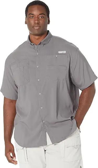 Columbia Big Tall Tamiami II S/S (City Grey) Men's Short Sleeve Button Up Cover