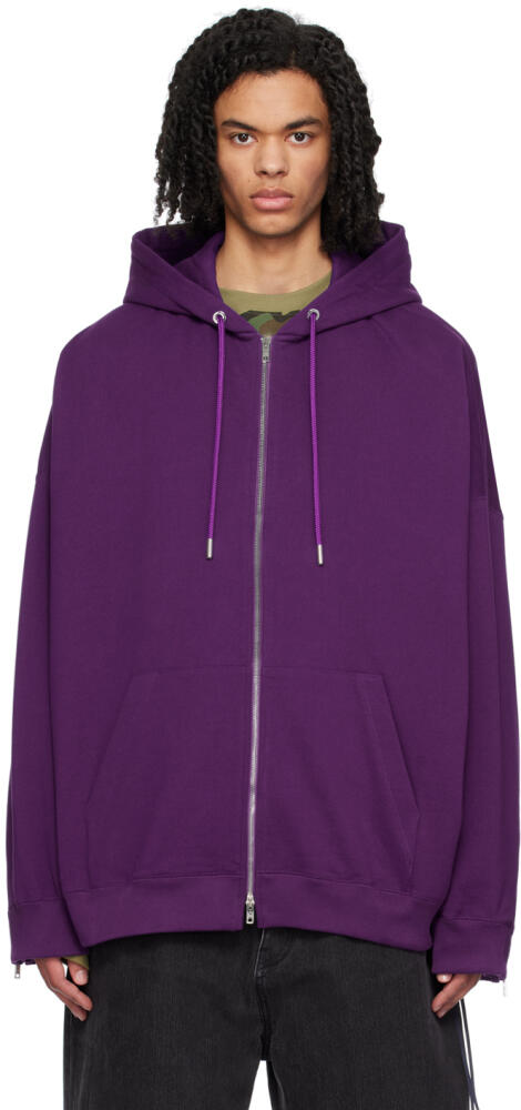 MASTERMIND WORLD Purple Embroiderish Hoodie Cover