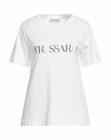 Trussardi Woman T-shirt White Cotton Cover