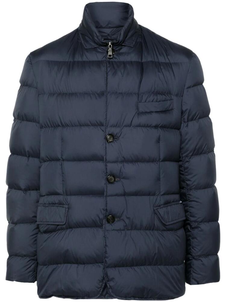 Add detachable-panel down jacket - Blue Cover