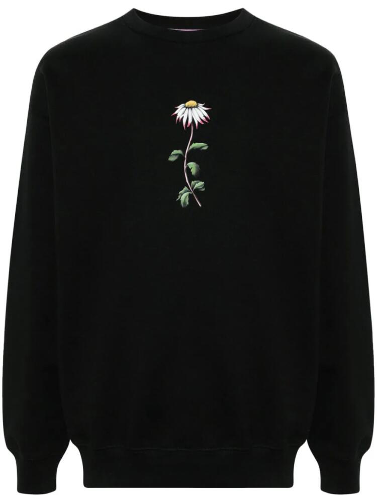 Margherita MACCAPANI Macca floral-print sweatshirt - Black Cover