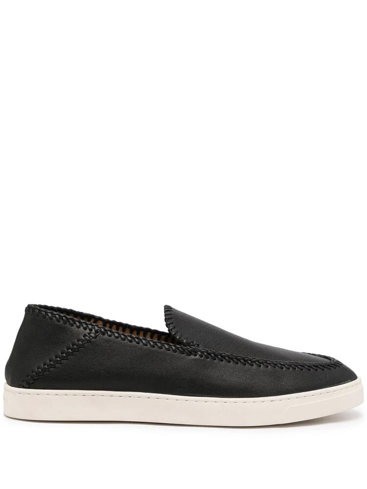 Giorgio Armani slip-on suede sneakers - Black Cover