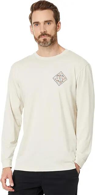 Salty Crew Choppy Tippet Fill Long Sleeve Tee (Bone) Men's T Shirt Cover