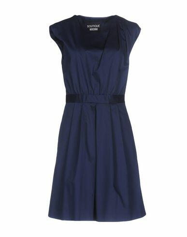 Boutique Moschino Woman Mini dress Blue Cotton, Other Fibres Cover