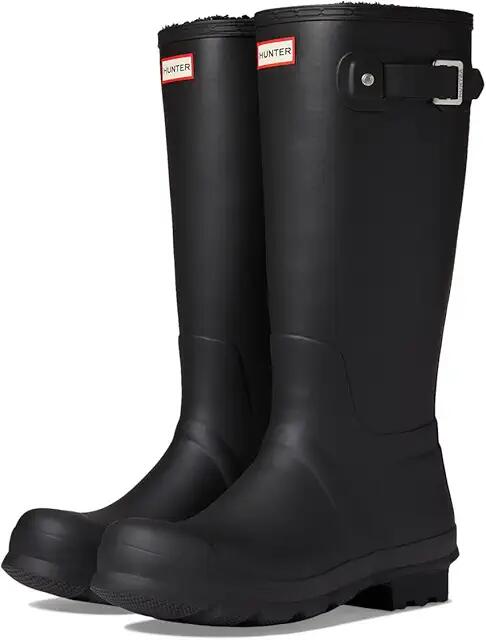 Hunter Original Tall Insulated Boot (Black) Men's Boots Cover