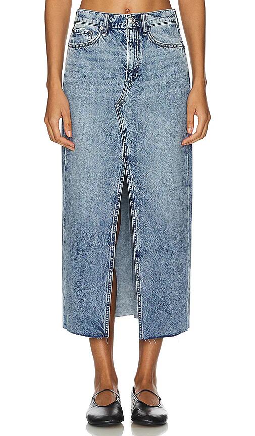 Rag & Bone Clara Maxi Skirt in Blue Cover