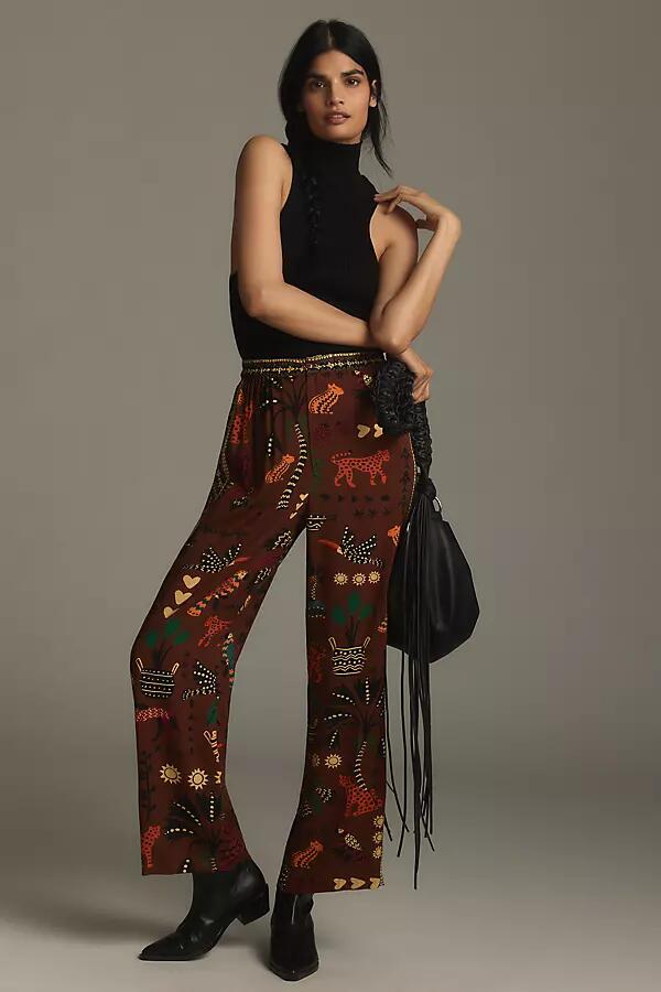 Farm Rio x Anthropologie Printed Wide-Leg Pants Cover