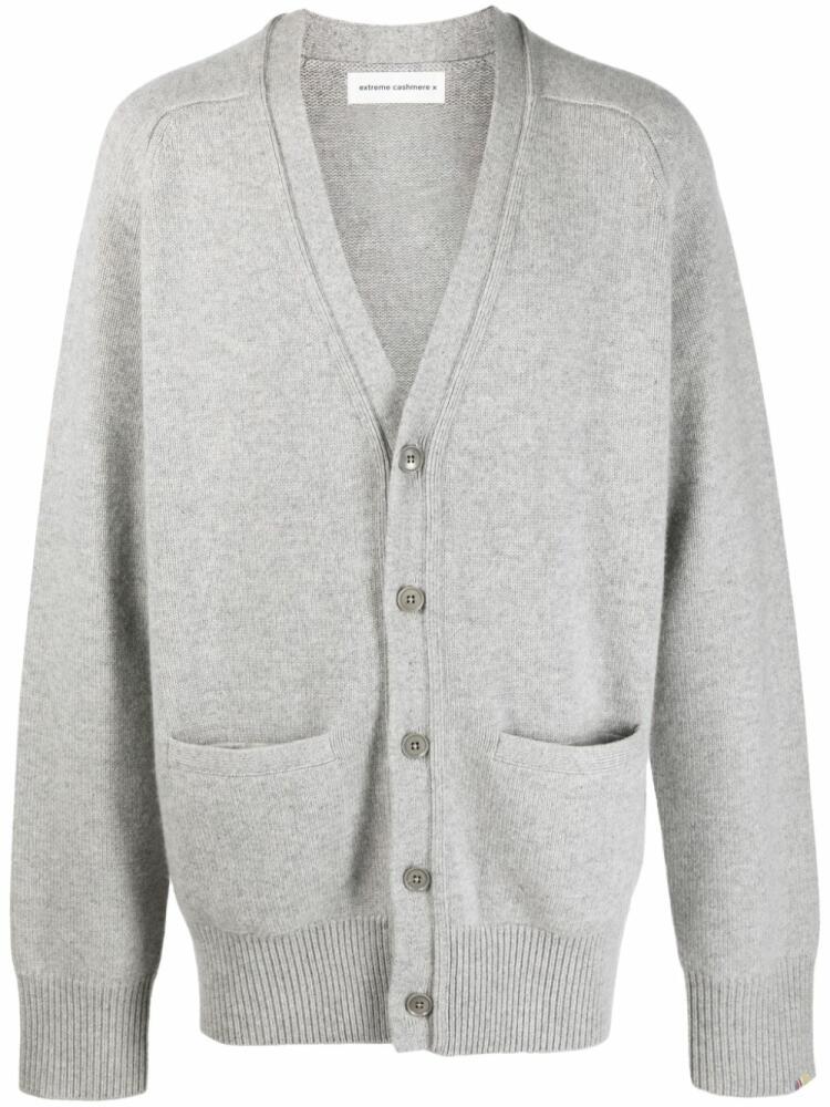 extreme cashmere V-neck cashmere cardigan - Grey Cover