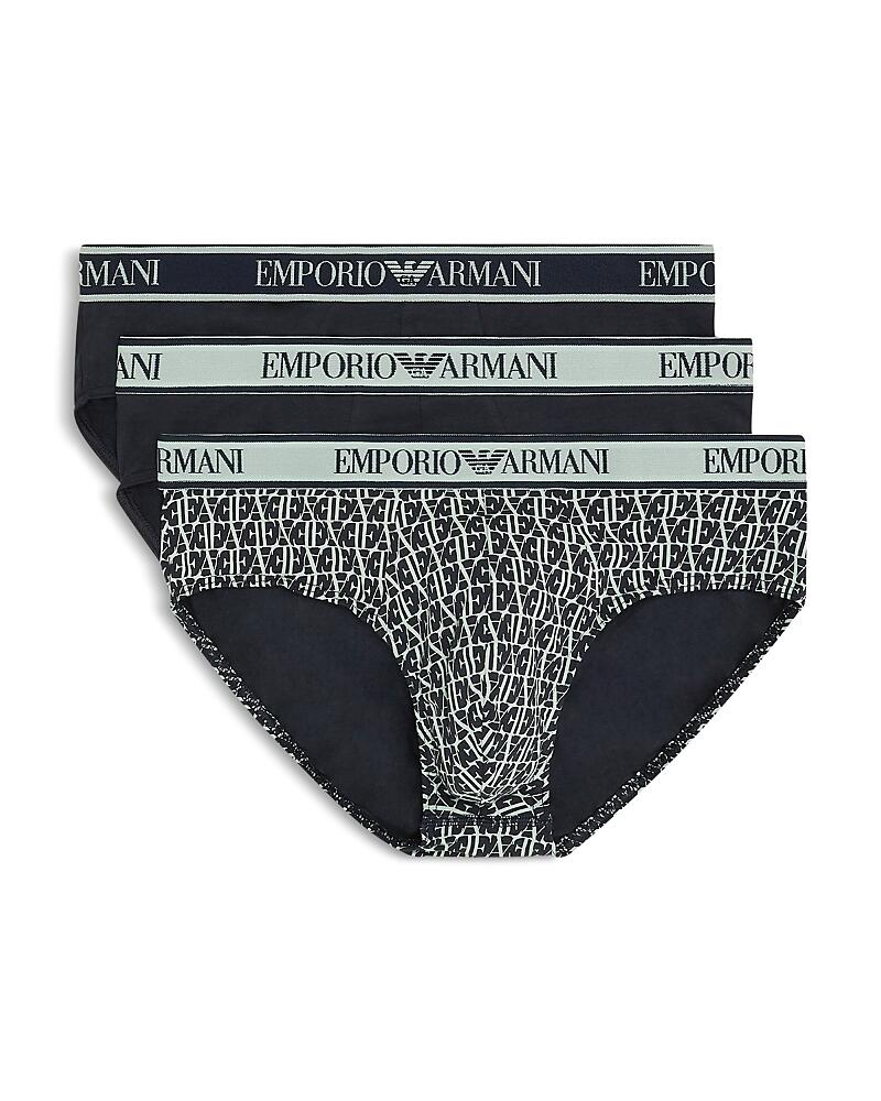 Emporio Armani Logo Stretch Cotton Briefs - Pack of 3 Cover