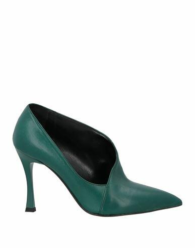 Islo Isabella Lorusso Woman Pumps Green Leather Cover