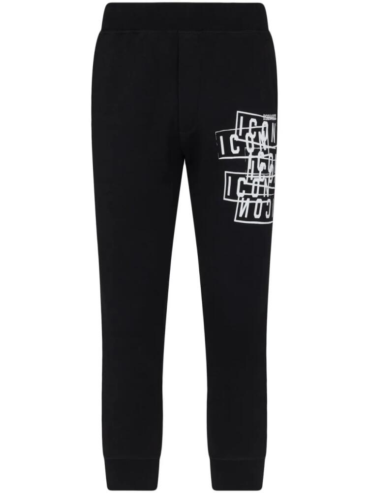 DSQUARED2 logo-print track pants - Black Cover