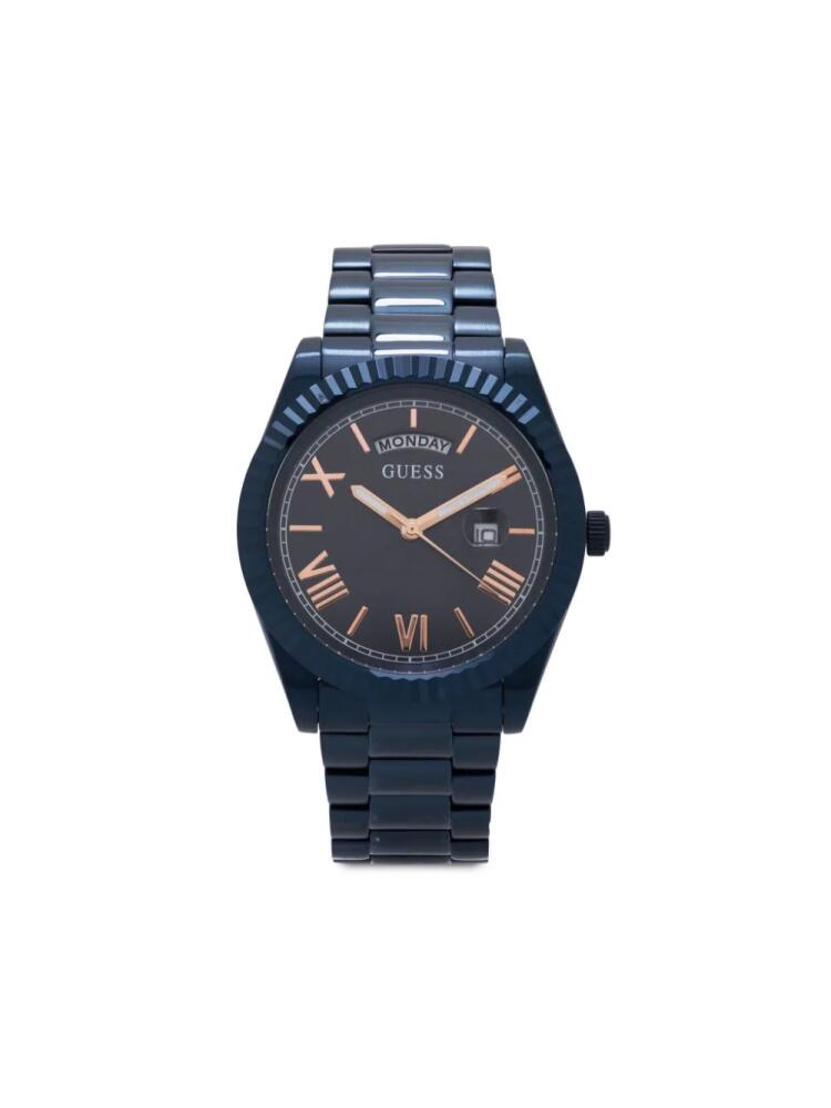 GUESS USA Connoisseur 42mm - Blue Cover