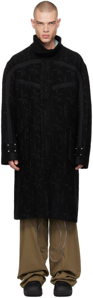 Kiko Kostadinov Black Margutta Overcoat Cover