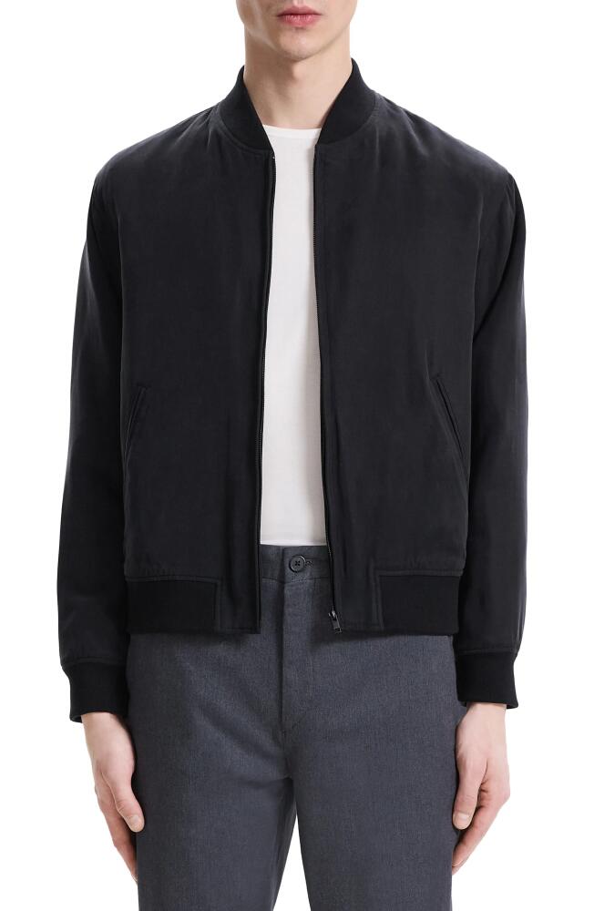 Theory Olivard Bomber Jacket in Black Cover