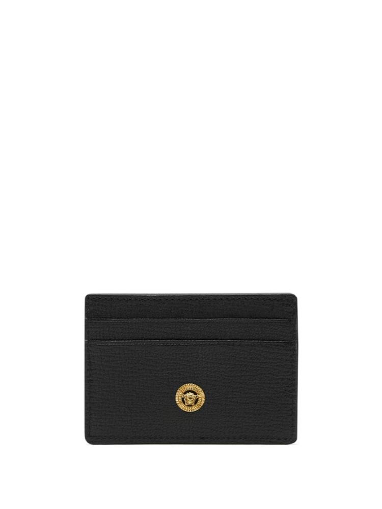 Versace Medusa Biggie leather card holder - Black Cover