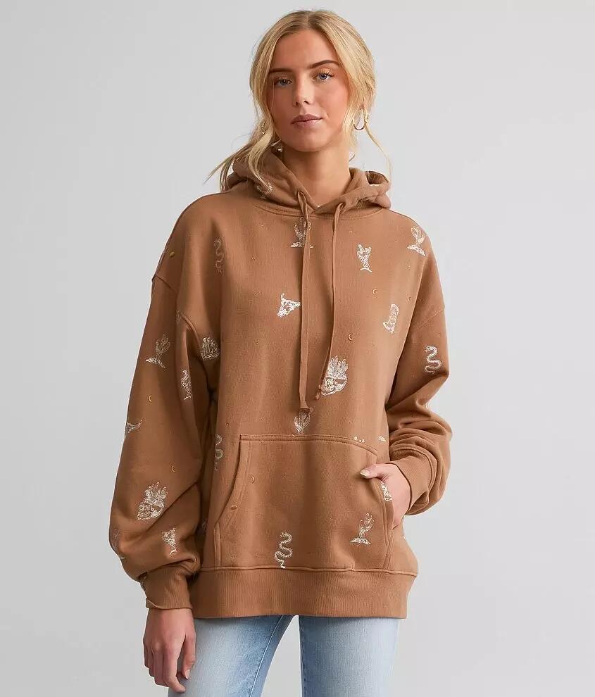 Modish Rebel Western Hooded Sweatshirt Cover