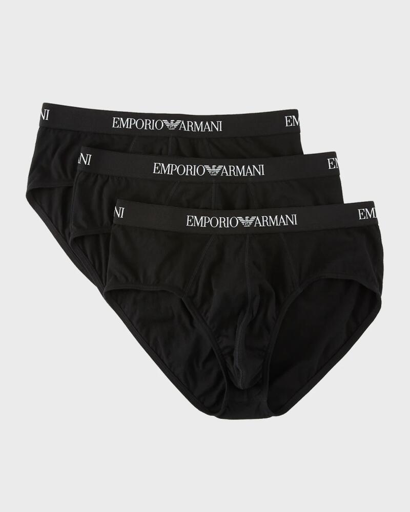 Emporio Armani Men's 3-Pack Cotton Briefs Cover