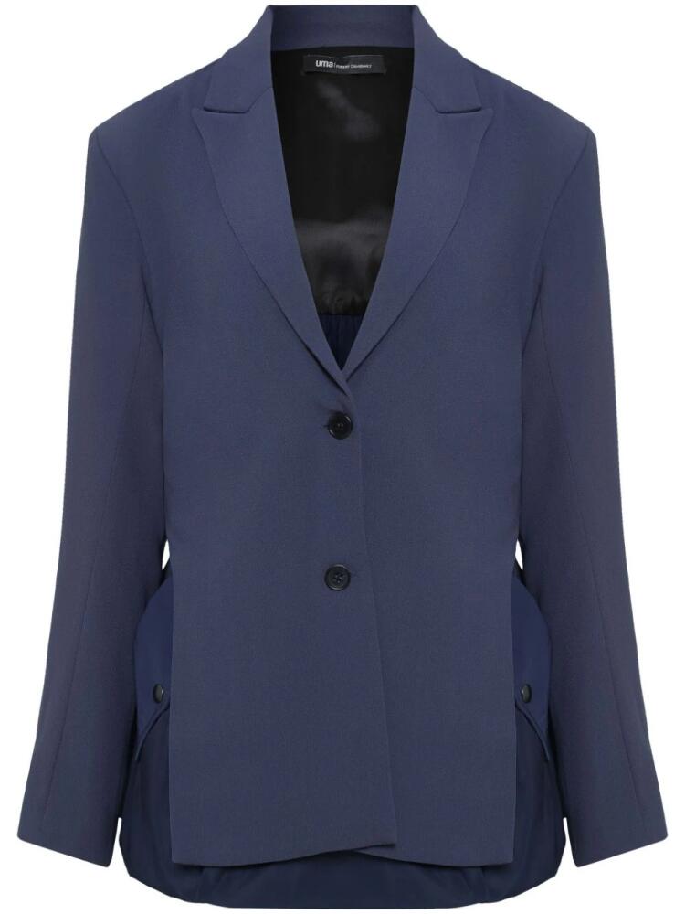 Uma | Raquel Davidowicz single-breasted blazer - Blue Cover