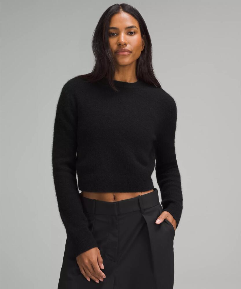 lululemon Alpaca Wool-Blend Cropped Sweater Cover