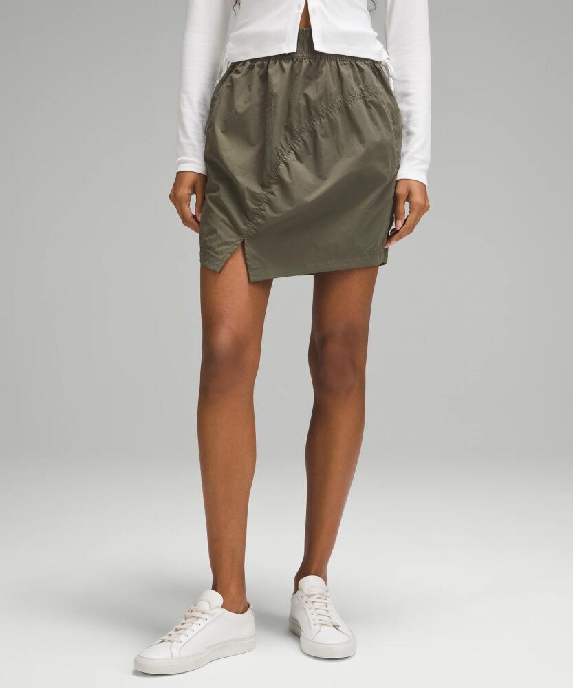 lululemon High-Rise Ruched Mini Skirt Cover