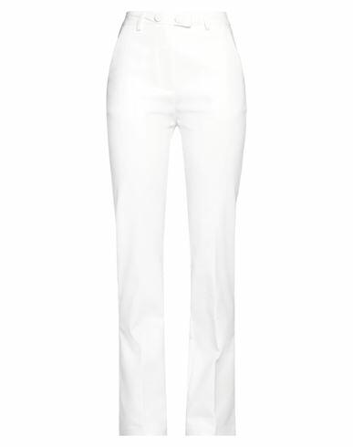 Cristinaeffe Woman Pants White Polyester, Elastane Cover