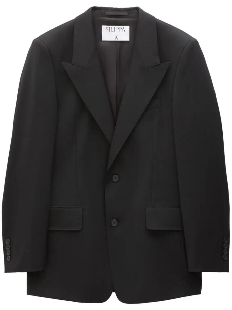 Filippa K peak-lapel single-breasted blazer - Black Cover