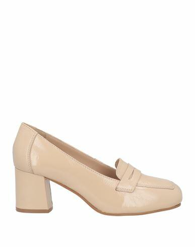 Cafènoir Woman Loafers Beige Leather Cover