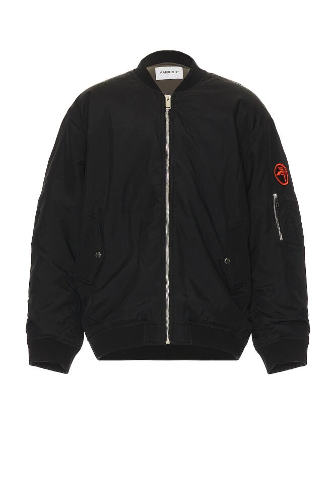 Ambush Patch Bomber in Black Cover