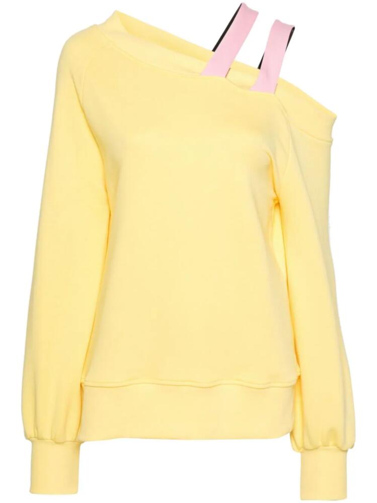 Ioana Ciolacu Sonia cold-shoulder sweatshirt - Yellow Cover