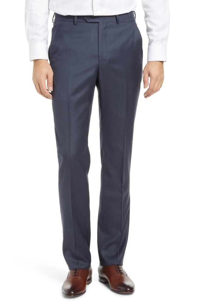 Santorelli Wool Serge Dress Pants in Blue Cover