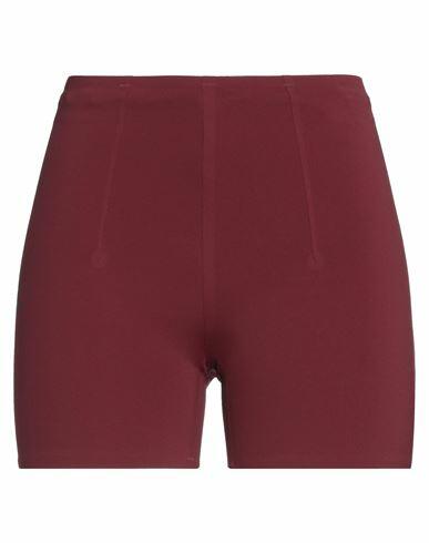 Y-3 Woman Shorts & Bermuda Shorts Burgundy Recycled polyamide, Elastane Cover