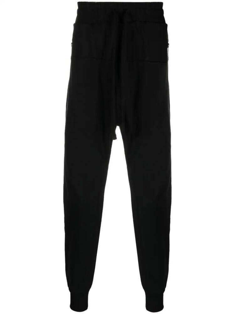 Thom Krom tapered drawstring trousers - Black Cover