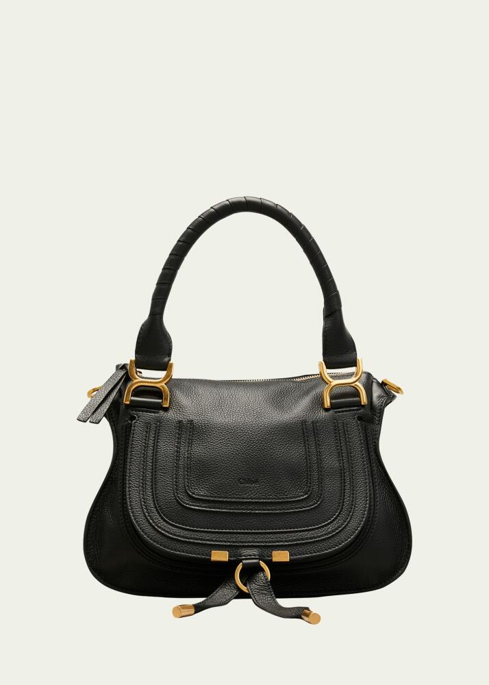 Chloe Marcie Small Satchel Bag in Grained Calfskin Cover