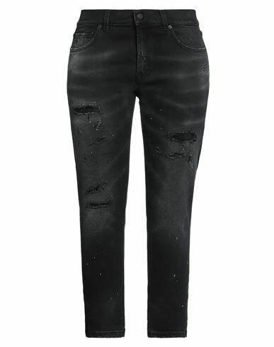 Dondup Woman Jeans Black Cotton, Elastane Cover