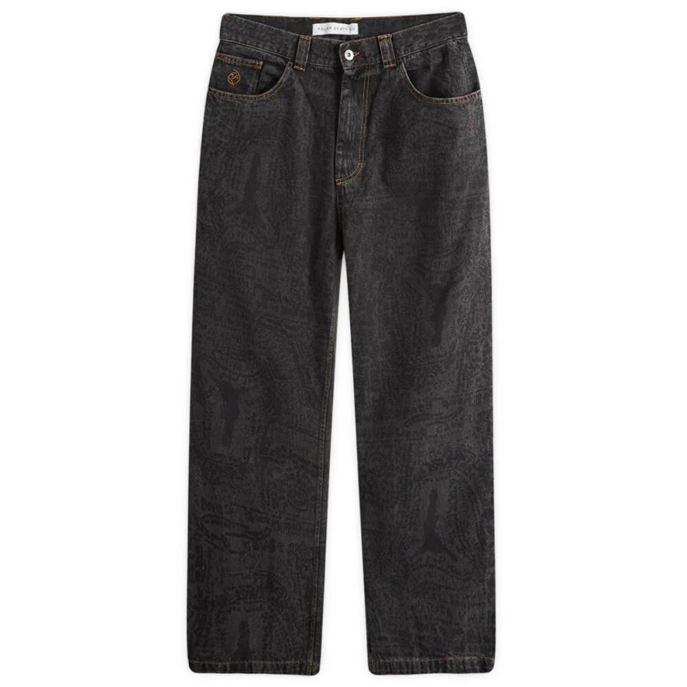 Polar Skate Co. Men's Exist Big Boy Jeans in Washed Black Cover